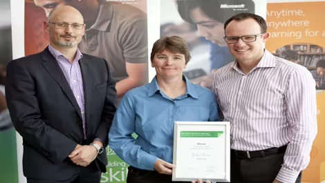 PE teacher claims Microsoft education prize